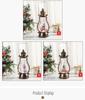 Rotating Christmas Lantern with Music, Snowfall Effect, Luminous Handheld Oil Lamp Decoration