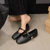 Fashion Mary Jane Shoes for Women 2025 Retro Flat Women's Single Shoes Soft and Comfortable Ballet Shoes Women Zapatos De Mujer