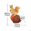 Garden Sculpture Squirrel Ornament Animal Model Novelty Statue Resin Figurine for Park