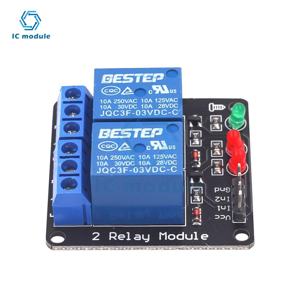 1PCS 1/2/4 Channel 3V Relay Module Board Low Level Trigger Relay Output Relay Module with LED Indicator 1CH 2CH 4CH