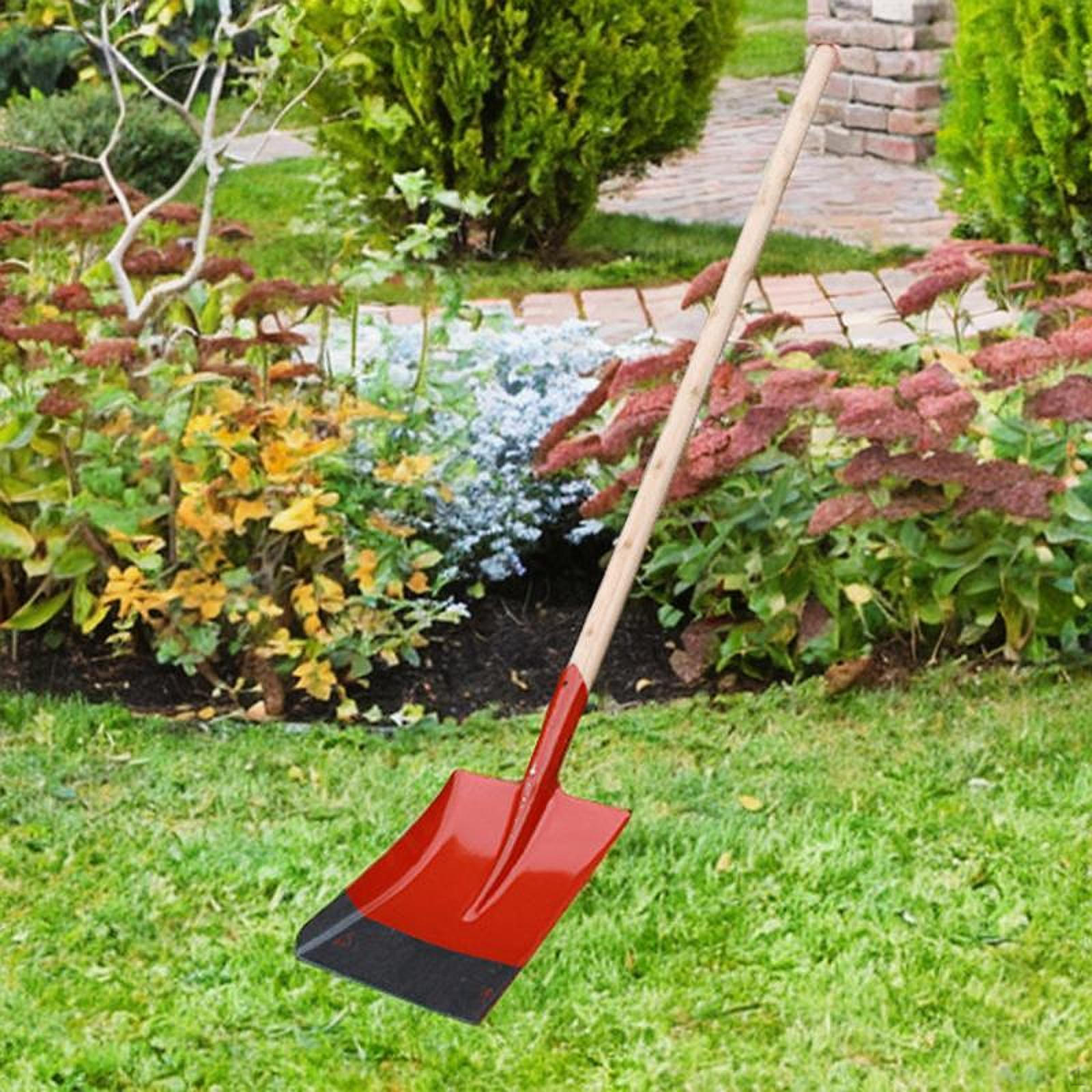 

Садовый ручной совок Садовый инструмент с деревянной ручкой Лопаты для копки Посадочная лопата для 37x19cm