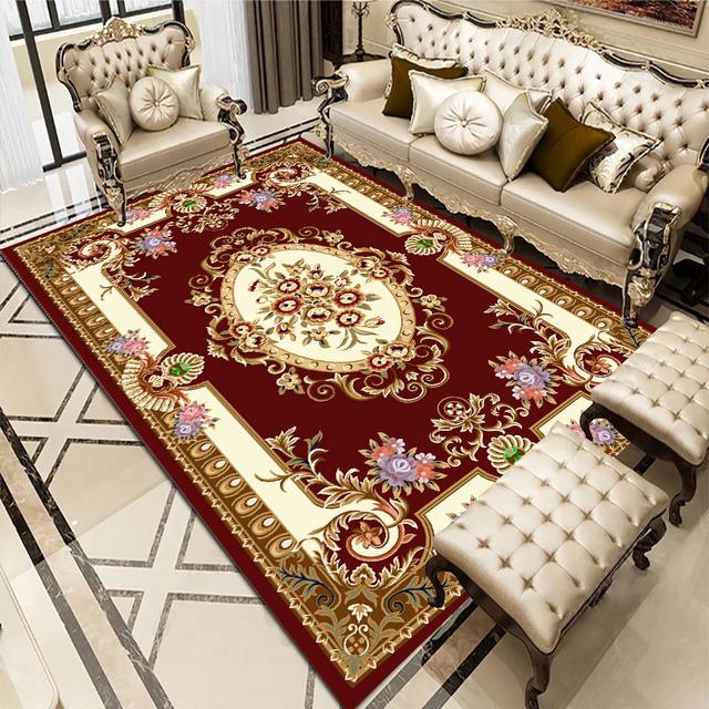 New Home Living Room Classical European Carpet Modern Bedroom Simple European Carpet Home Decoration Coffee Table Mat