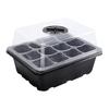 12 Holes Seed Starting Tray with Humidity Dome Plant Germination Starter Tray Mini Greenhouse Germination Tray for Plant Growing
