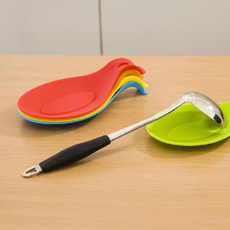 Multi Mat Kitchen Tools Silicone Mat Insulation Placemat Heat Resistant Put A Spoon Kitchen Accessories Free Shipping Items 2