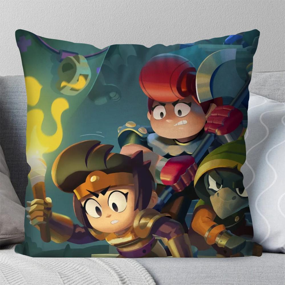 Battle mobile game s-stars game Pillow Case Square Pillow Bedroom Sofa Leisure Comfort Cushion Living Room Home Decoration 40X40