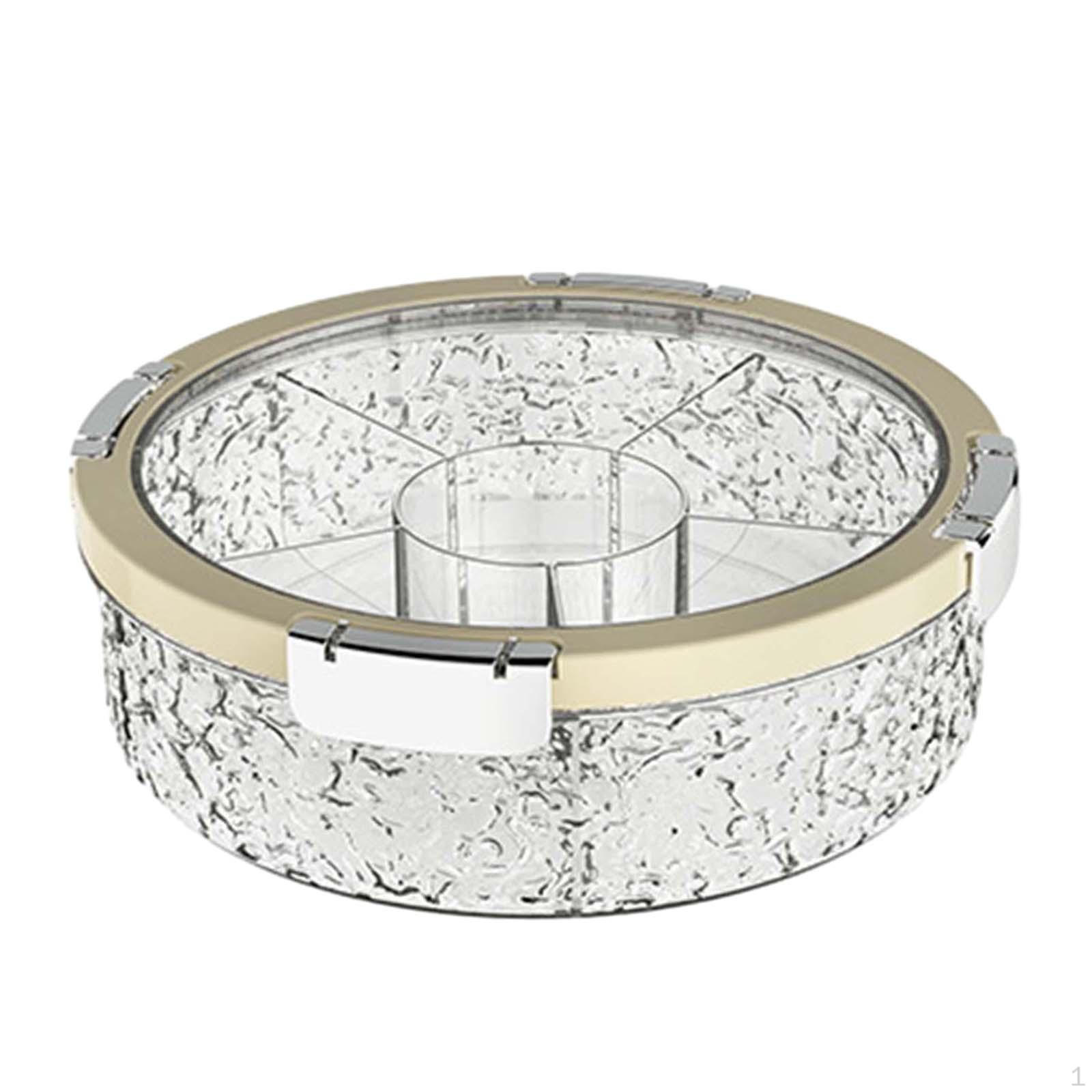 

Разделенный сервировочный поднос с крышкой, сухофрукты для конфет, сладостей