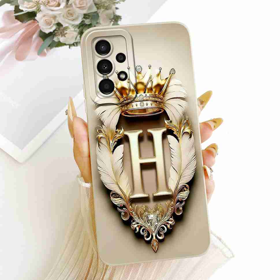 For Samsung Galaxy A13 4G Case SM-A135F Soft Silicone Cute Letters Phone Cover For Samsung A13 2022 GalaxyA13 Casing