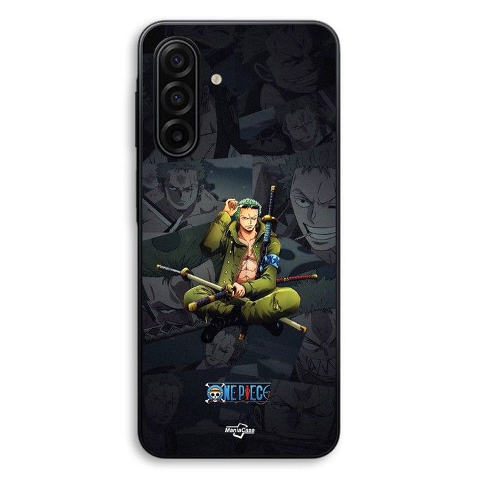 Coque de téléphone - MANIACASE - Samsung Galaxy A17 - Souple - Silicone TPU - Zoro wallpaper manga anime