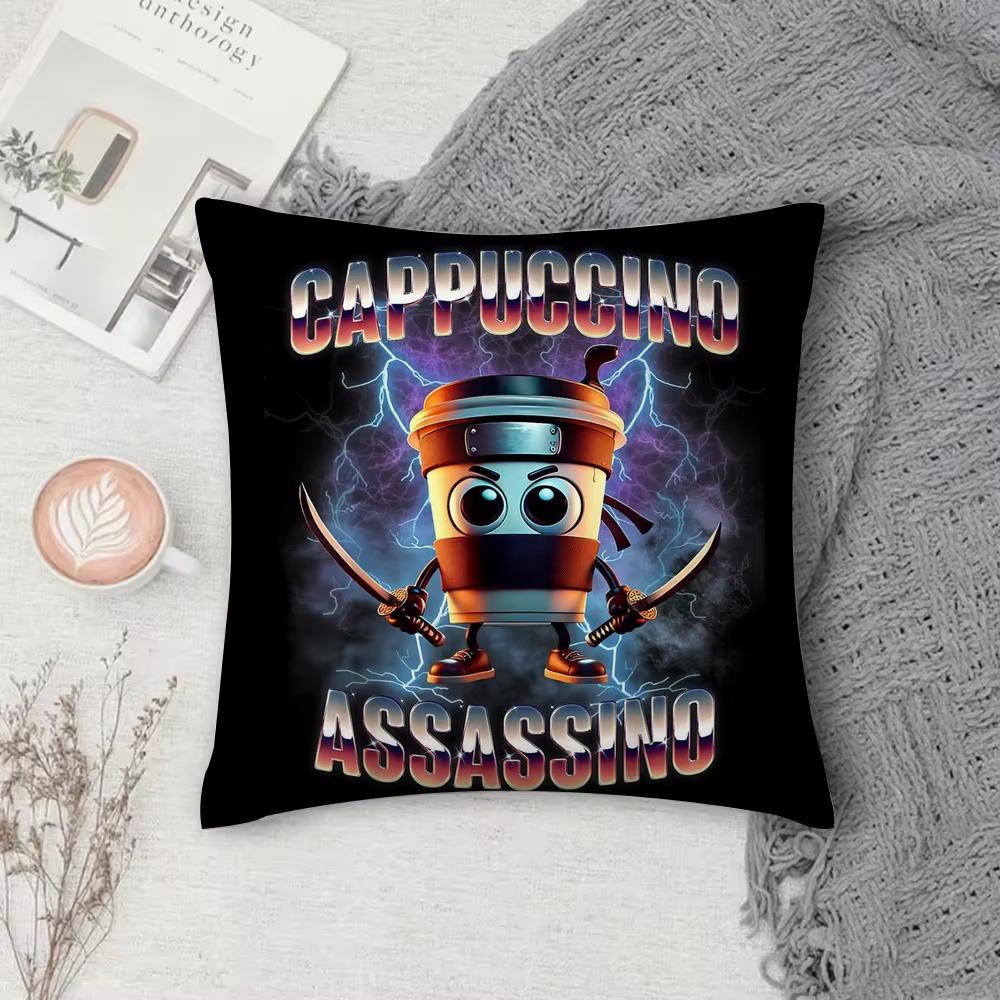 

Абстрактная Наволочка с Изображением Животного Геометрические Линии Цветовые Блоки Искусство Мифических Существ для Современного Дома 18x18Inch