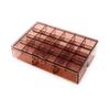 2 Layers Jewelry Storage Box Transparent Dust-proof Desktop Jewelry Case Space Saving Large Capacity Necklace Storage Case