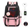 Casual Student School Bag USB Charging Rucksack Zipper Rapper Singer Mochilas Multicolor Option Backpack for Teen Boys Girls