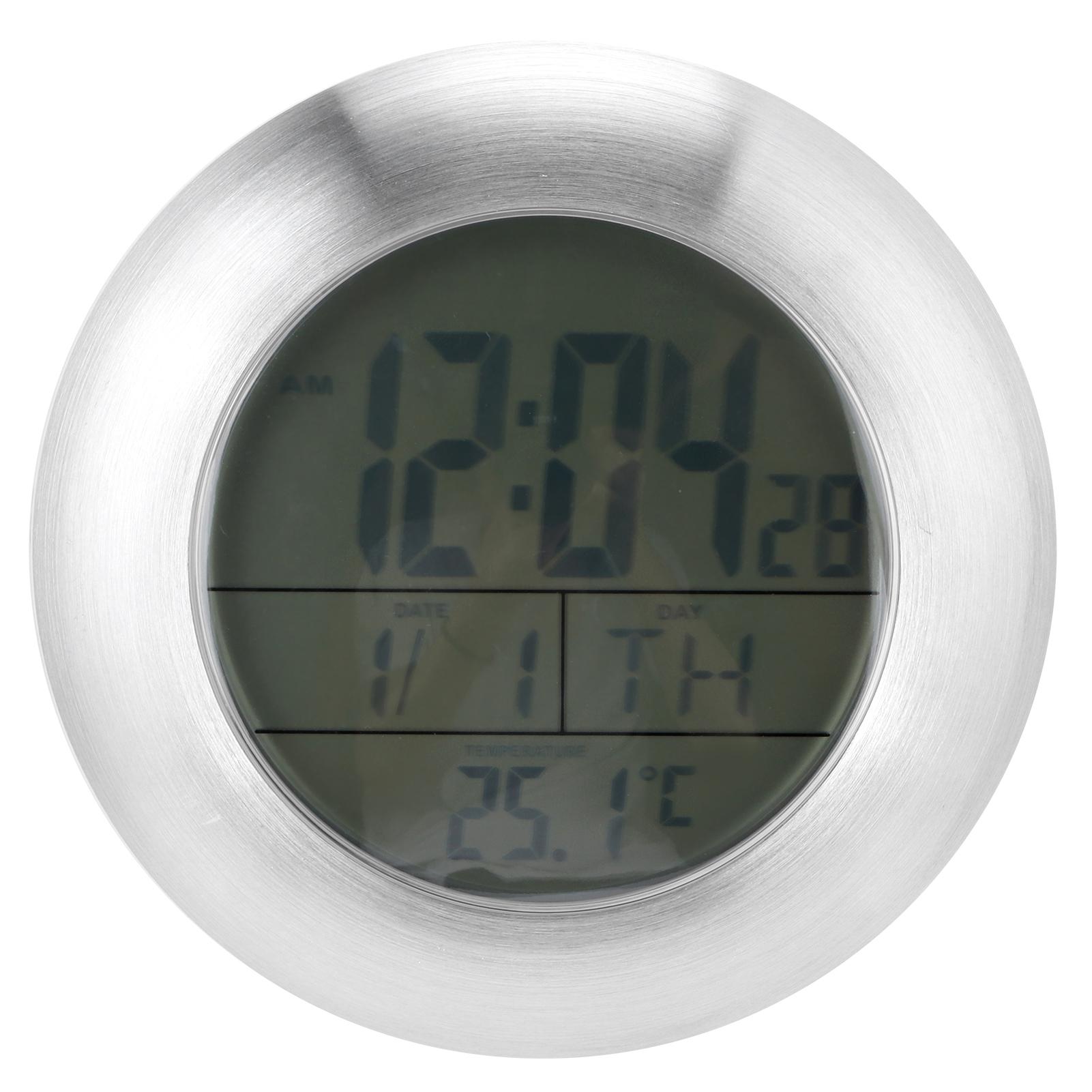 

Shower Wall Clock Portable Waterproof Digital Clock with Temperature Calendar Display