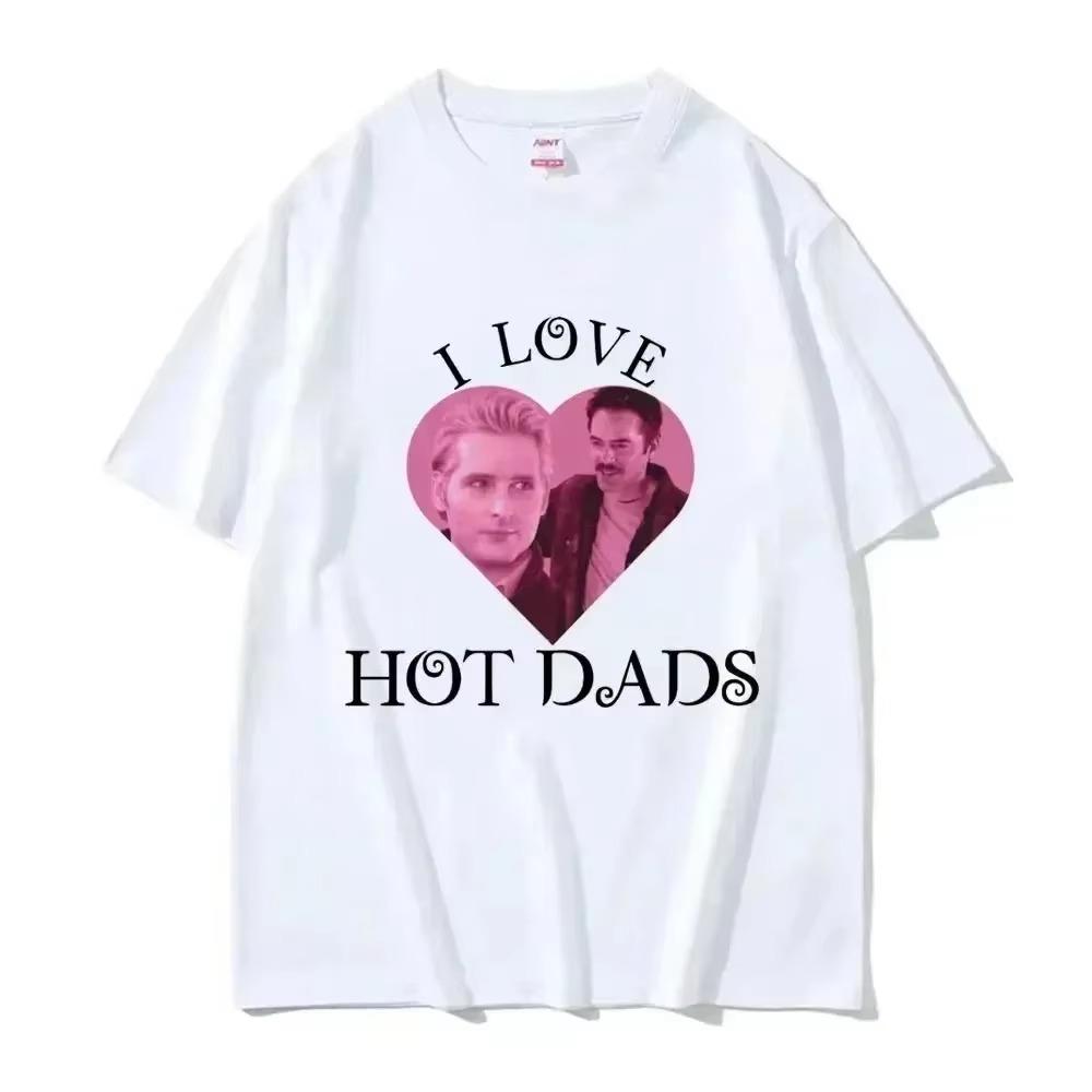Daddy's Girl Robert Pattinson Men Women Print Cotton T Shirt Twilight Saga Vintage 90s Short Sleeve Tshirt Oversized T-shirts