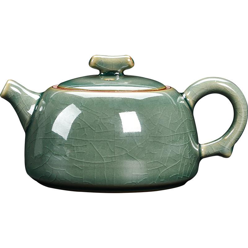 Ceramic Teapot manual Chinese ice crack split teapot can raise Xishi tea pots household Kung Fu tea pot Kung Fu Teapot Tea Cup
