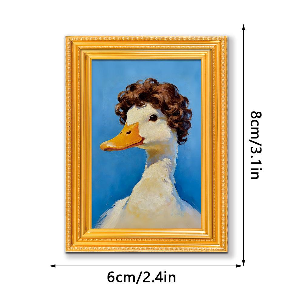 Kreativ Spaß Schrullige Tiere 3D Holz Foto Rahmen Kühlschrankmagnet