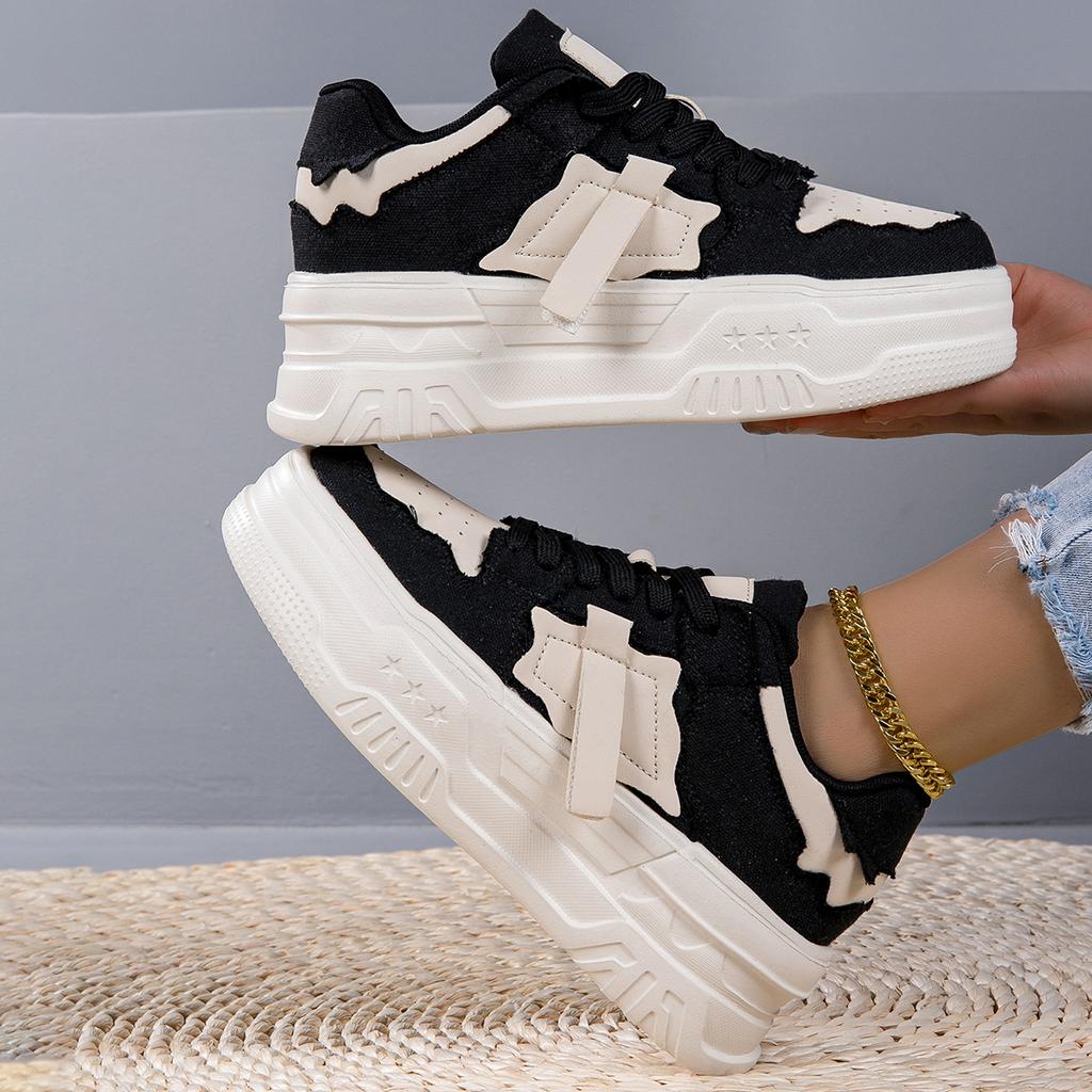 TUINANLE Femei Pantofi Platformă Tenis Femei Încălțăminte Vulcanizată Pantofi Skateboard