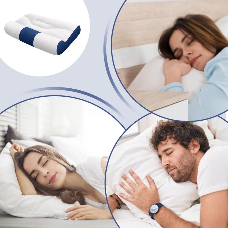 Cervical pillow breathable ergonomic pillow comfortable sleep height adjustable orthopedic cervical pillow suitable for bedroom