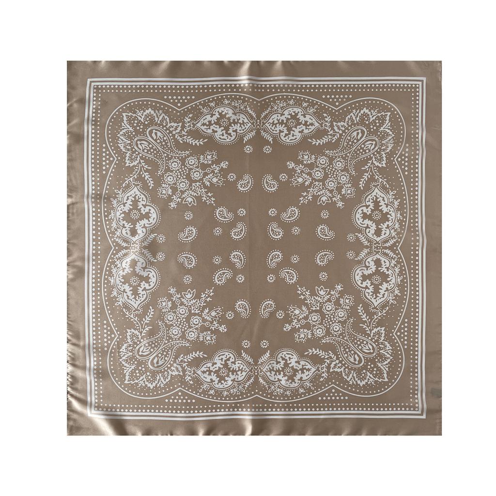 Ethnic Paisley print hot-selling satin light silk scarf headscarf small square scarf 71 size wholesale