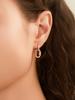Ellejewelry 14K Gf Bella Rope Drop Earrings Elgpee578