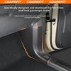 For Chery ICAUR V27 All Inclusive Car Driver Passenger Seats A-pillar Anti Kick Panel Carbon Fiber Pattern Anti Scuffing Panel