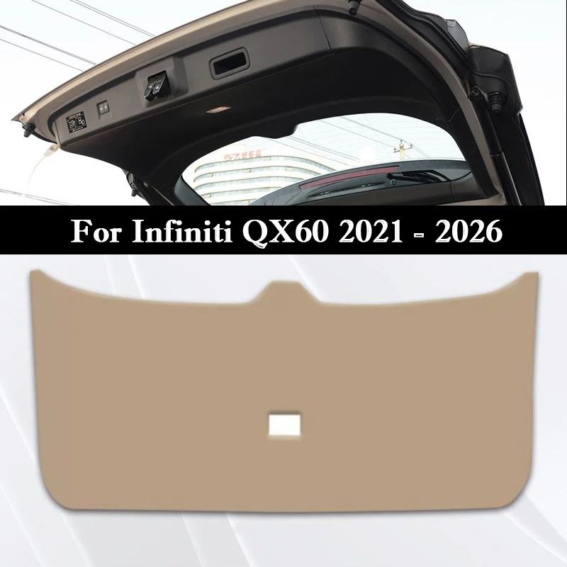 For Infiniti QX60 QX50 QX55 Car Trunk Door Anti Kick Pad Tailgate Anti-Scratch Protection Mat Cargo Liner Interior Accessories