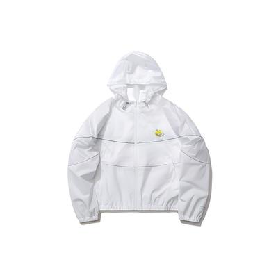 Seria de Modă Sportivă Li Ning Jachetă Casual Largă cu Glugă Jachetă Femei Standard-Alb AFDR154-1