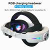 For Meta Quest 3 Accesories Adjustable Comfortable Head Strap RGB LED Backlight Built-in 8000mAh Battery For Oculus Quest 3 VR