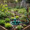 360 Rotating Garden Sprinkler Automatic Lawn Water Sprayer for Yard, Grass and Vegetable Beds