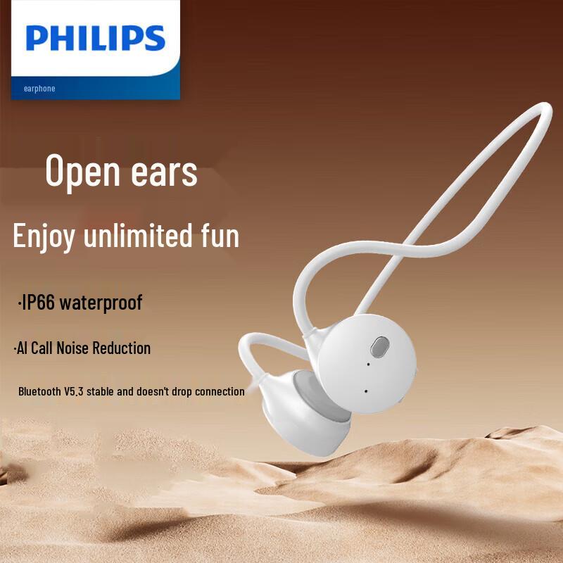 

Philips TAA1609 Bone Conduction Open-Ear Sports Headphones