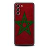 Morocco Flag Passport Phone Case For Samsung Galaxy S24 S23 S22 S20 Ultra S21 FE 5G S10 S9 Plus S10E S8 Note 20 Soft Black Cover