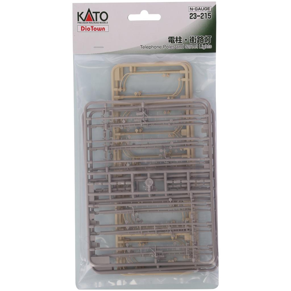 KATO N Gauge Utility Poles & Streetlights 23-215 Model Railroad Accessories for Train Sets