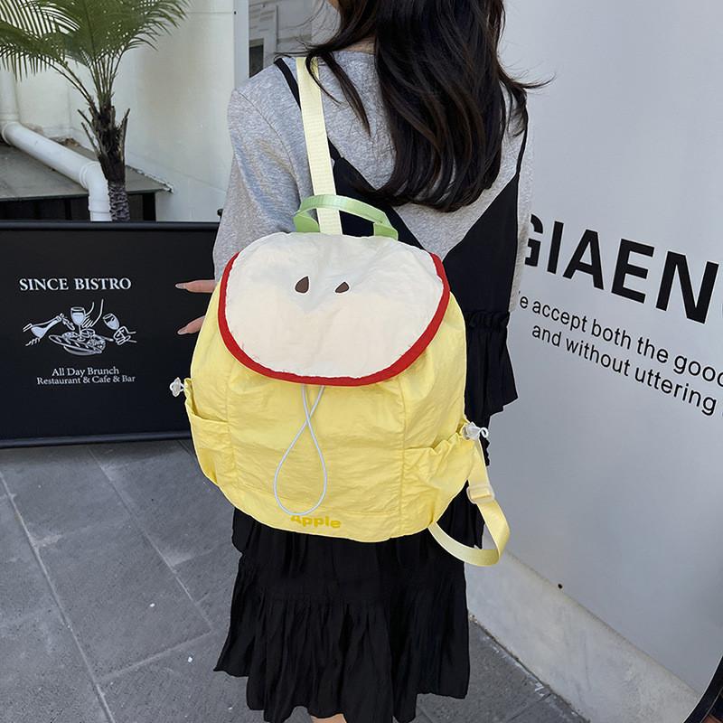 Nylon Casual Backpack For Students With Magnetic Closure And Phone Pocket