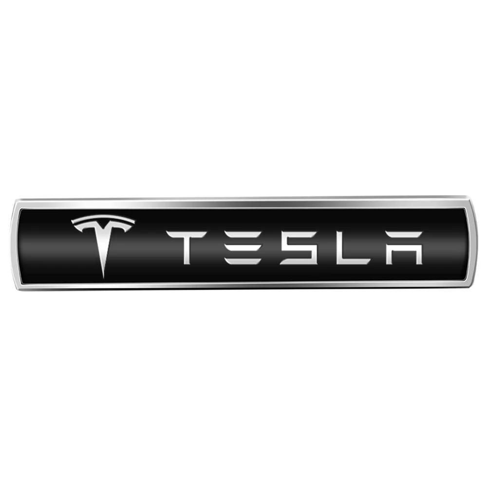 

Car Sticker Tesla 1/2Pcs Car Wing Side Badge Body Fender Stickers Metal Auto Decals Decoration For Tesla Model 3 Model S Model X 1pcs чорний