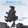 Motorcycle Bicycle Handlebar Phone Bracket QC3.0 USB Charging Mount Stand Holder