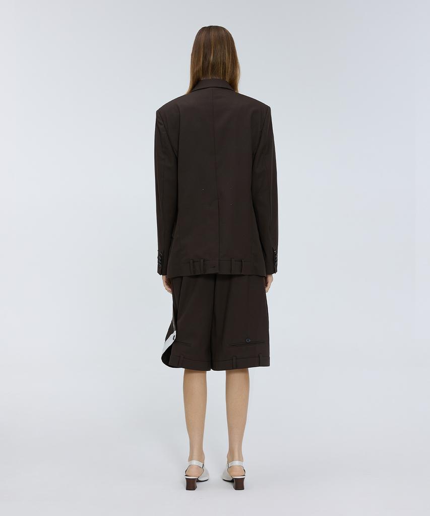 Meuameu Layered Skirt Tuck Pants