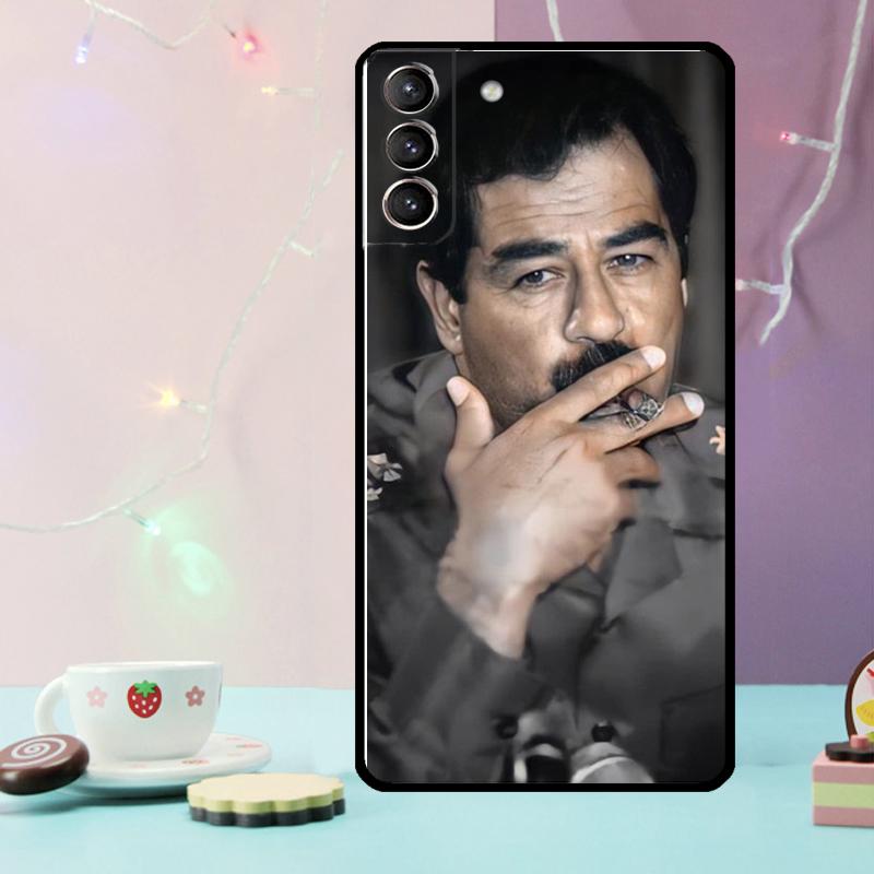 Saddam Hussein Iraq Phone Case For Samsung Galaxy S24 Ultra S20 S21 S22 S23 S25 Ultra S9 S10 Plus S24 FE Cover For Galaxy S9