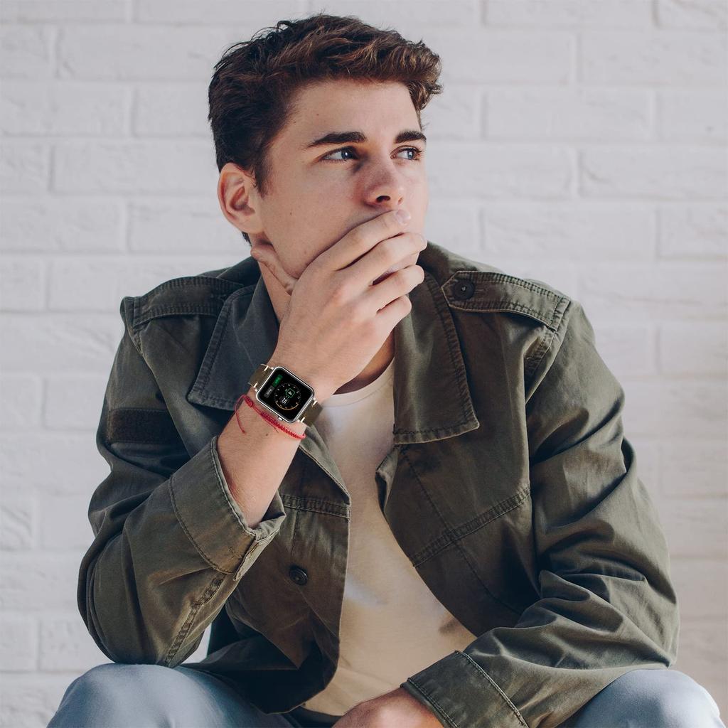 20mm Leather Watch Band for Men and Women, Vintage Handmade Horween Chromexcel Soft Leather Watch Strap Replacement