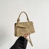 Fashionable Women's New Shoulder Bag Pure Color Handbag Versatile Simple Casual Diagonal Bag Flaps Small Square Bags Shoulder