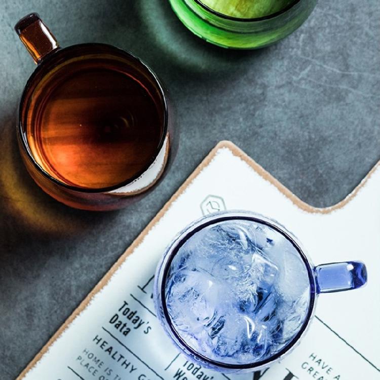 Frühstückstasse Haushalts-Wasserbecher Glasmaterial Geeignet für Milchkaffee