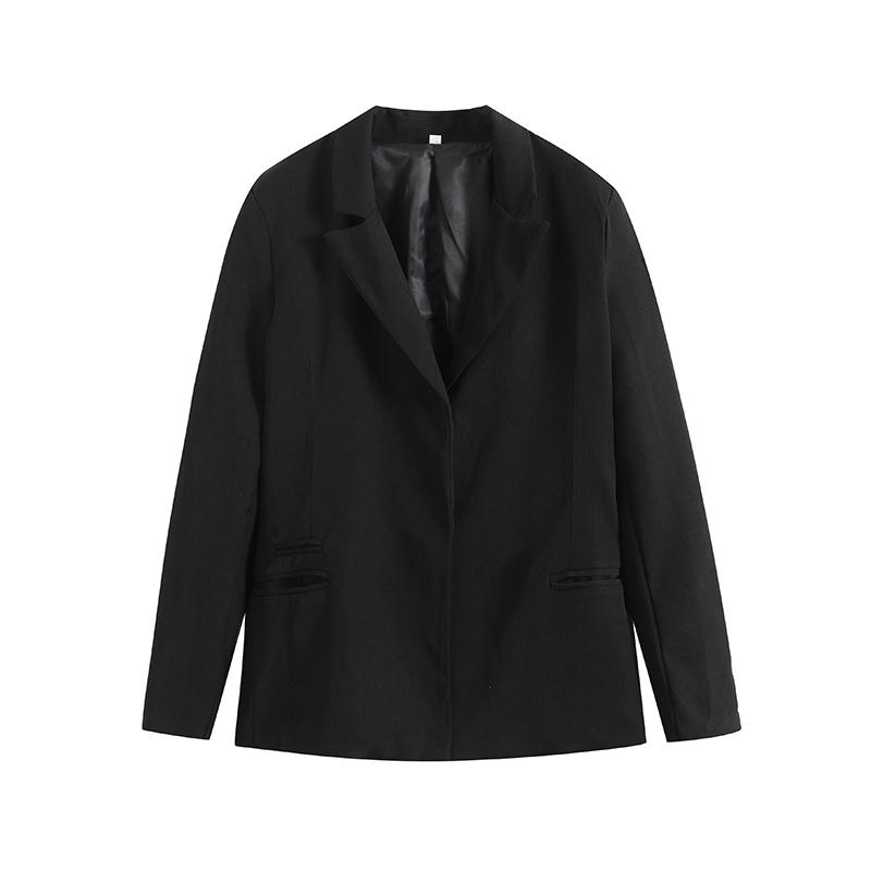 

2024 Fall Women s European & American Style Long Sleeve Lapel Blazer XS