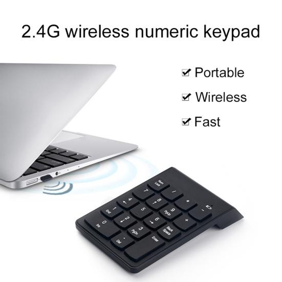 Mini 2.4G Wireless Keys Keyboard Numeric Wired 18 Keypad Numpad for PC Laptop