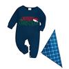 Print Cute Family Set Pajamas, Home Clothes, Family Set Long Sleeve Top Pants Set