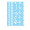 White Lace Arm flower Waterproof Body Art Temporary Tattoos Henna Stickers Tattoo Sticker Simulated