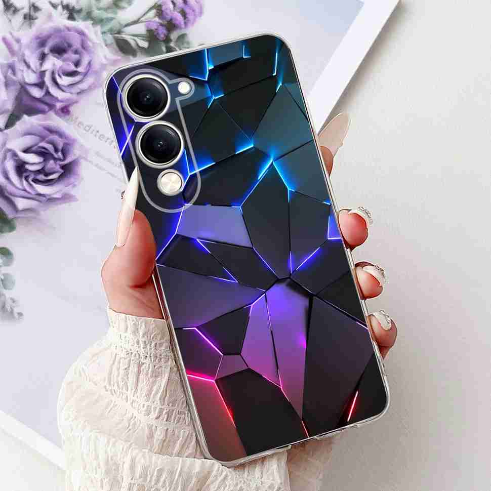 Shockproof For Vivo Y04 Y 04 4G 6.74" Case Retro Printed Dragon Soft Silicone TPU Cover For Vivo Y29s Y 29S 5G Phone Cases Capa