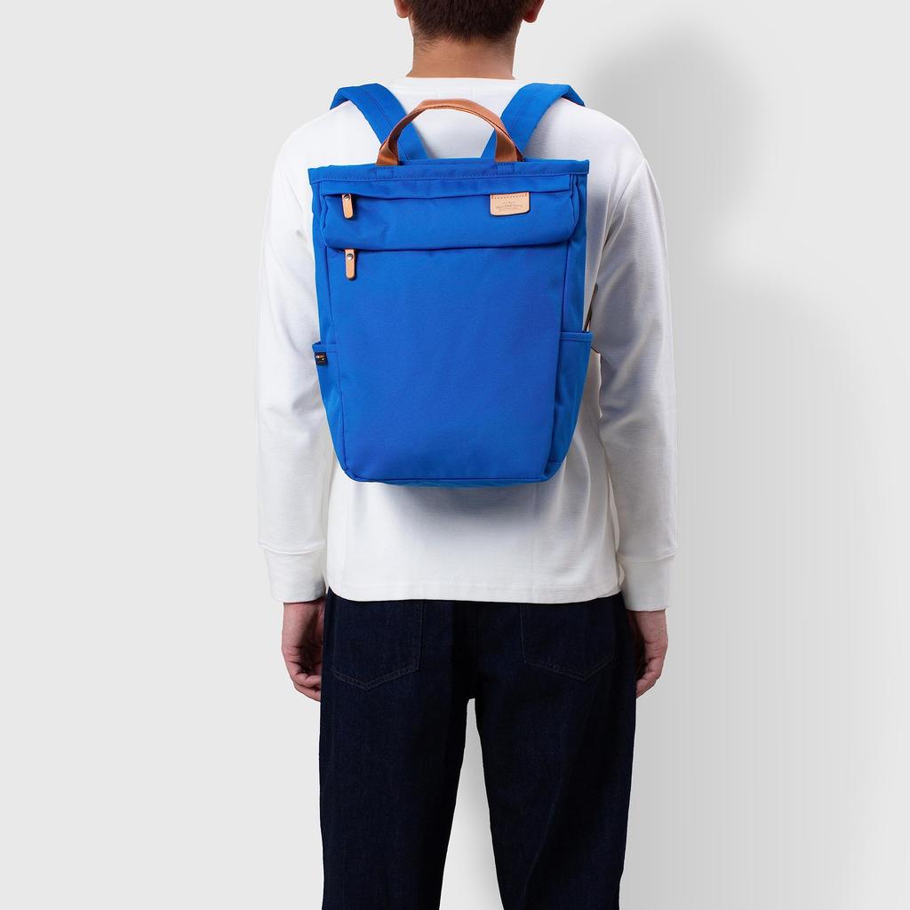 Heart Made Factory FY-0950 Tote Backpack, Unisex, A4 Size, Cordura Poly, Lisse Style Series (Blue)