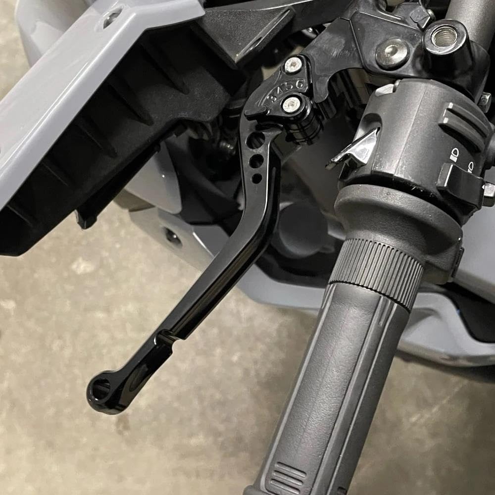 Brake Levers for Bonneville T100 SE/Black Speedmaster Scrambler USA LT 2006-2016 Motorcycle Adjustable Long Short Brake Clutch Levers (Color:17 145mm)