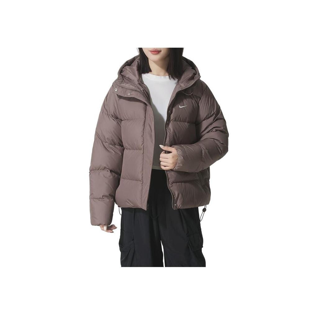 Nike Ropa Deportiva Therma-Fit Metro Chaqueta Plumífera Deportiva Cálida con Capucha de Manga Larga para Mujer IH0728214