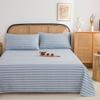 Wholesale 100% cotton old coarse cloth sheets pure cotton kang single three-piece set single piece soft mat student dormitory mat