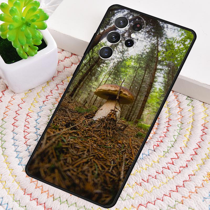 Mushroom Forest print Silicone Phone Case For Samsung Galaxy note 10 pro S26 S25 S24 S23 S22 S21 Plus S25Ultra Capa Cover