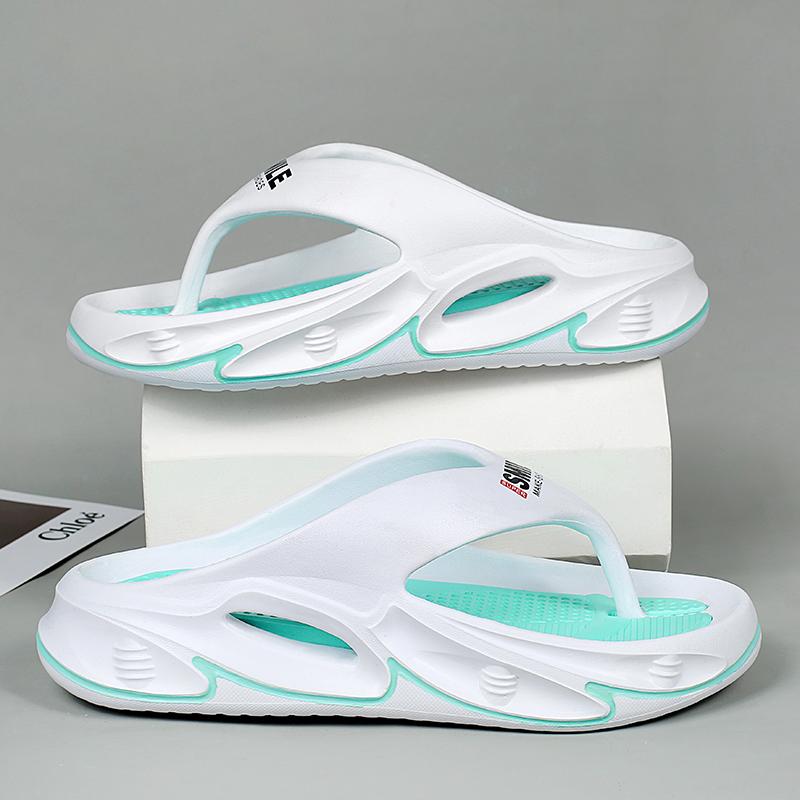 Men's Slippers Massaging the Feet Flip-flops Thick Bottom Unisex Soft EVA Nonslip Home Slippers for Women Men Summer Beach Shoes